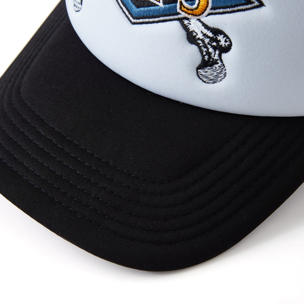 Dead End Trucker Snapback Hat (Black/White)